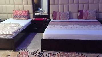 Individually furnished, desk, blackout drapes, soundproofing