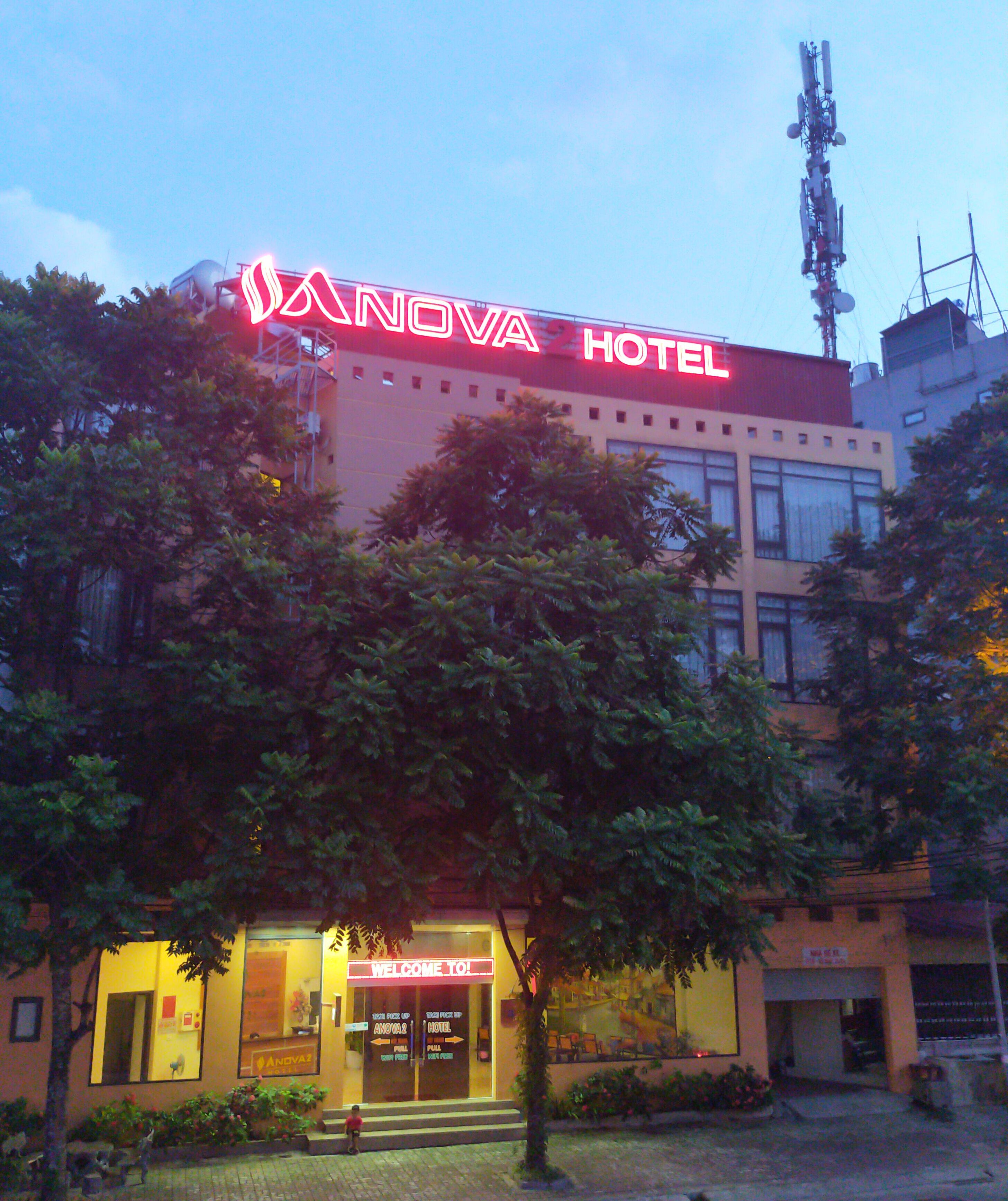 Facciata della struttura