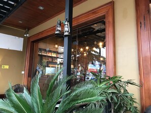 Entrée de l’hébergement