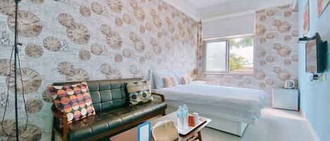 Classic Double Room, 3 Bedrooms, City View | Individually furnished, desk, laptop workspace, blackout drapes
