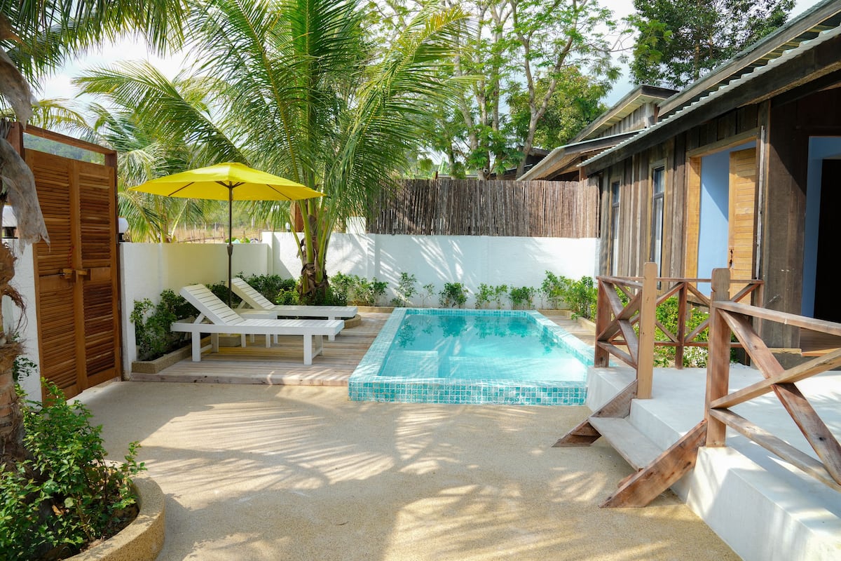 Two Bedrooms Villa - Private Pool | 2 bedrooms, minibar, desk, laptop workspace