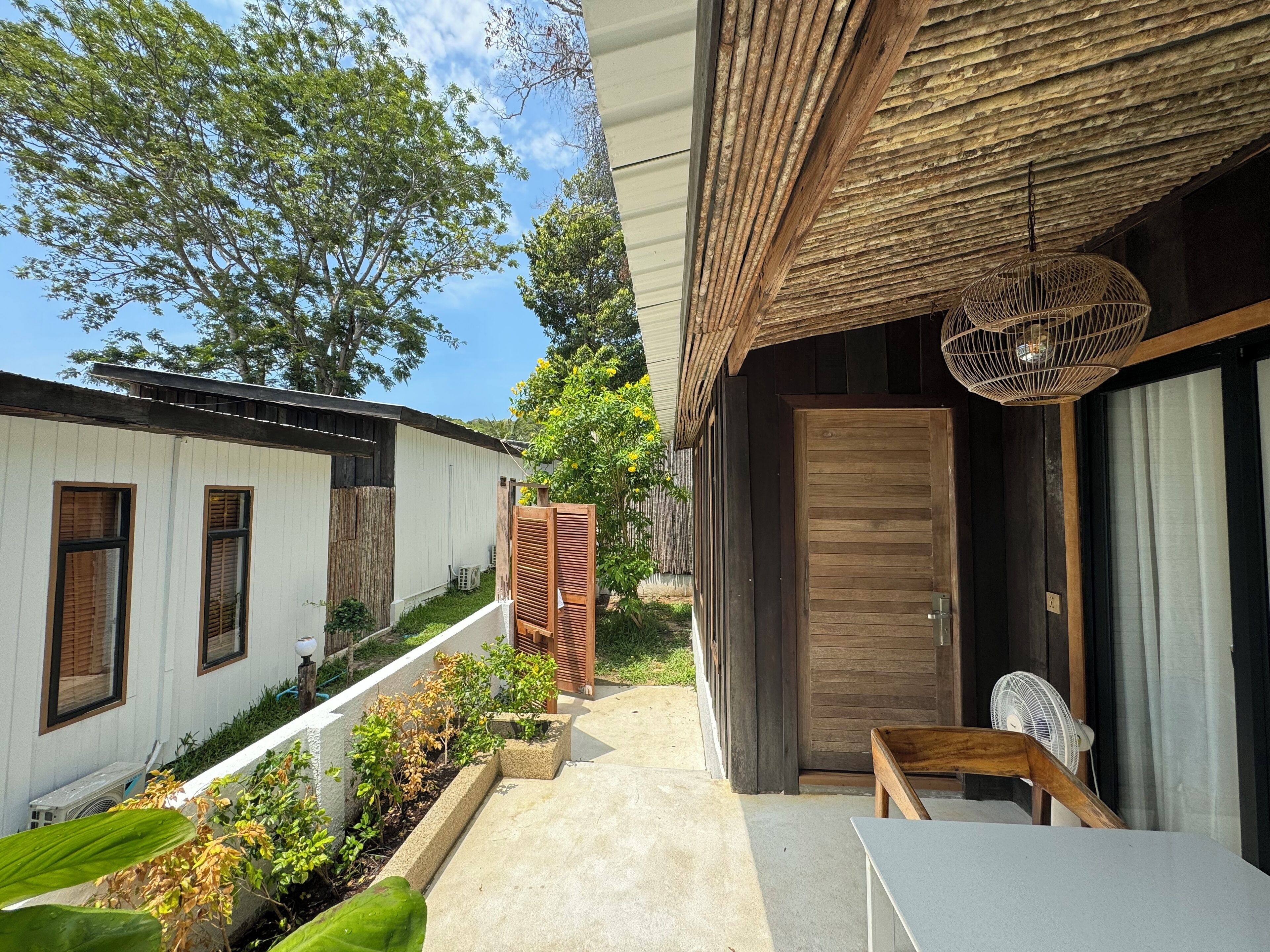 Fassade der Unterkunft