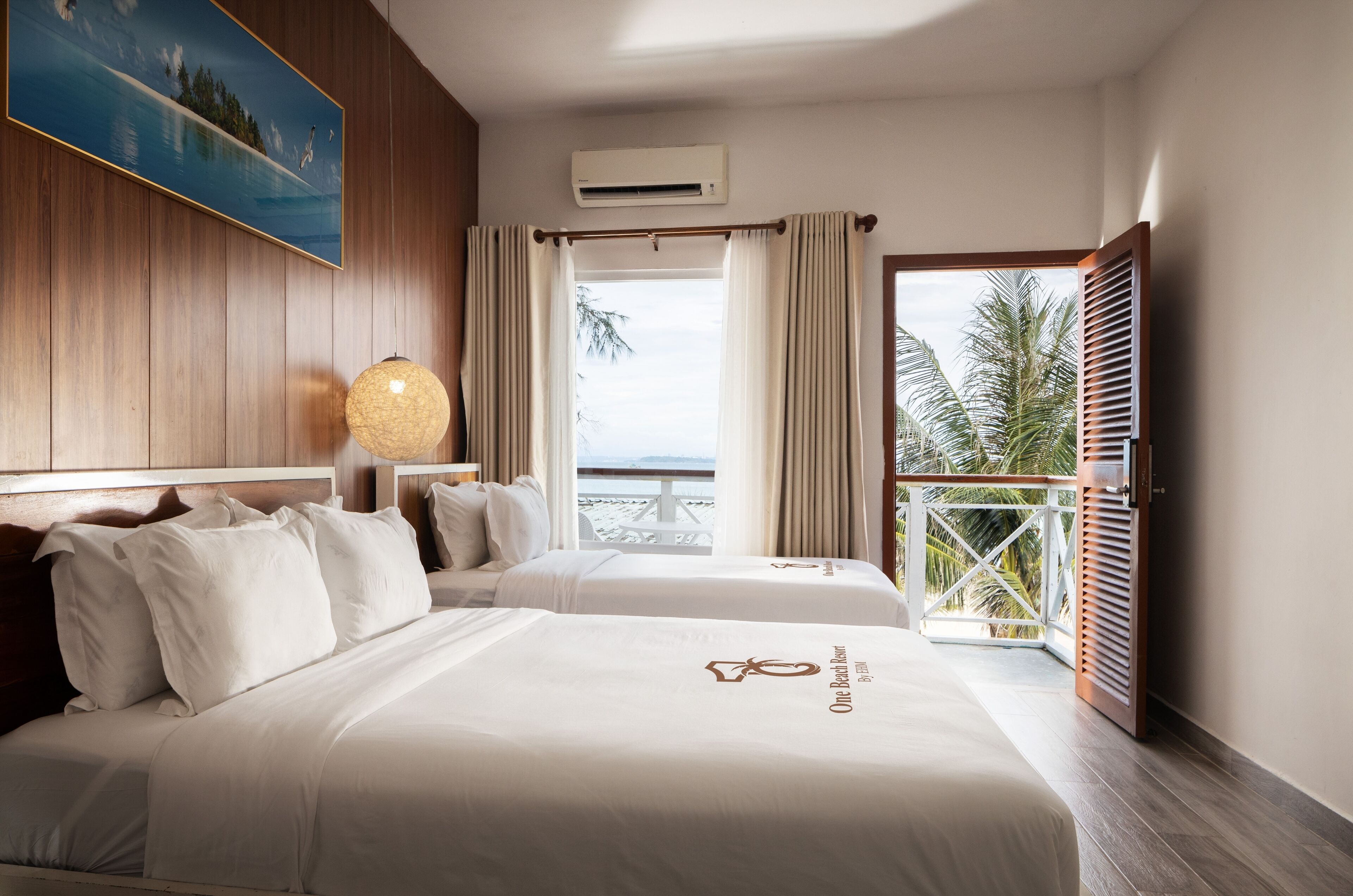 Minibar, desk, laptop workspace, iron/ironing board