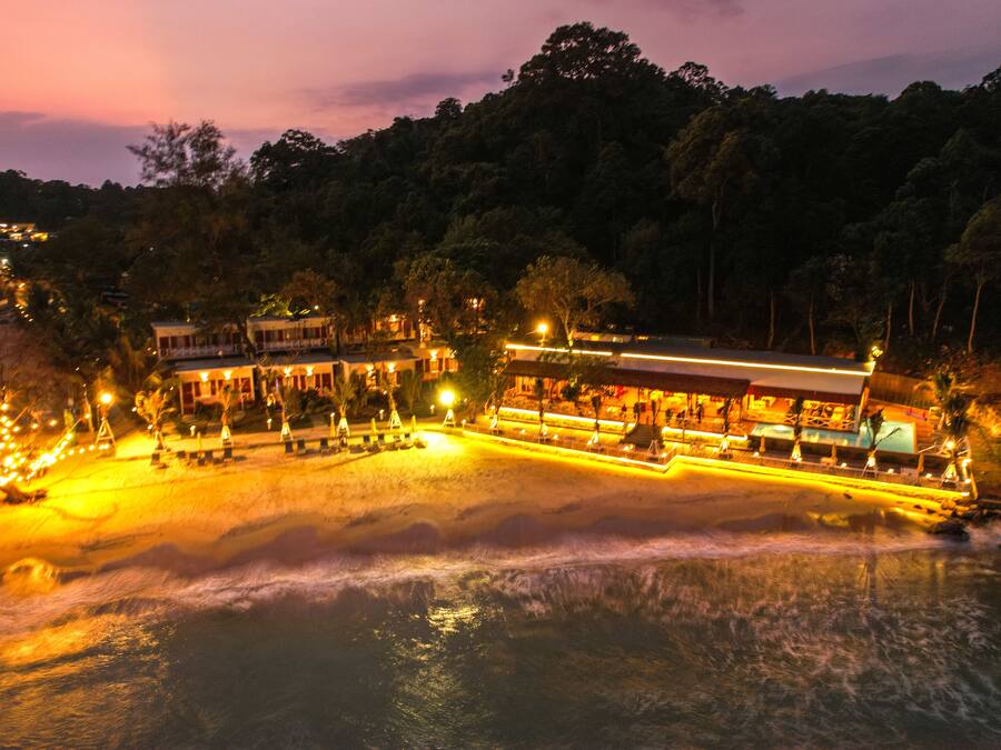 Espace banquet en plein air