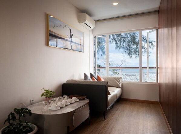 Family Suite - 1st Floor | Living area - One Beach Resort by EHM (Koh Rong Sanloem)