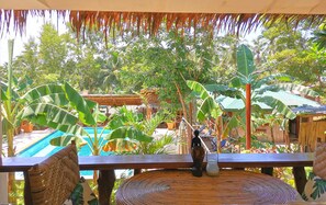 Deluxe Suite, 1 King Bed, Pool View | View from room - La Colonial Resort - Adults Only (El Nido)
