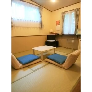 Japanese Western Style Family Room for 5 Guests, 206 | Premium bedding, down duvets, blackout curtains, soundproofing - Shikino Yado Subaru (Chino)
