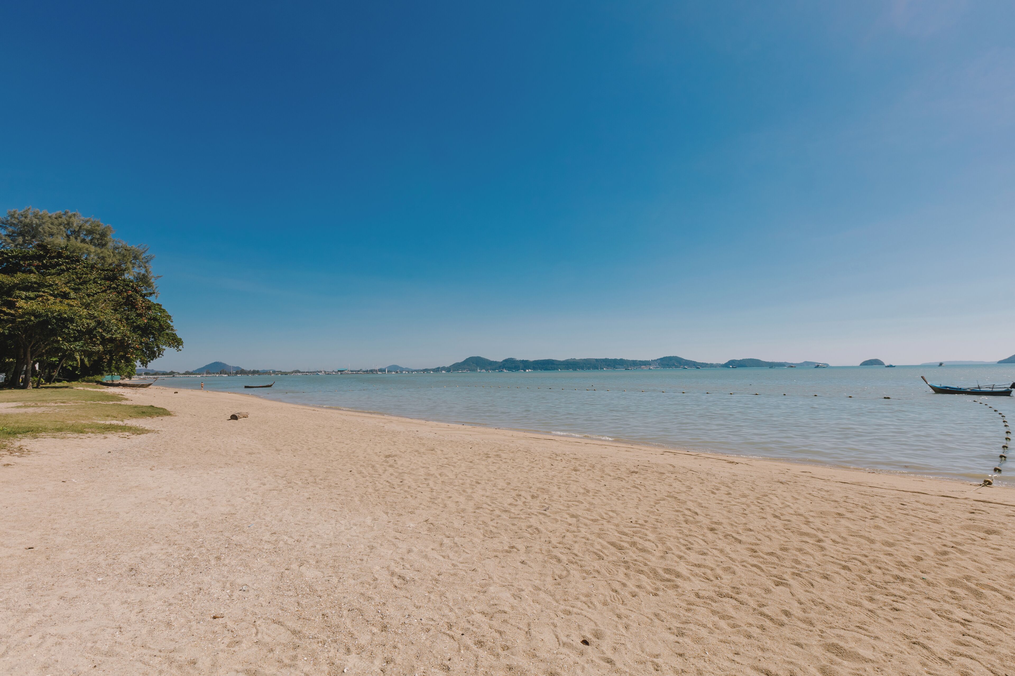 On the beach, beach massages