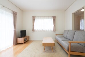 Private Vacation Home, Akazawa Boyodai I-17 | Living area | Flat-screen TV - Angel Forest Izu Kogen (Ito)