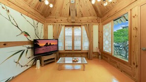 Fladskærms-tv, gulvvarme