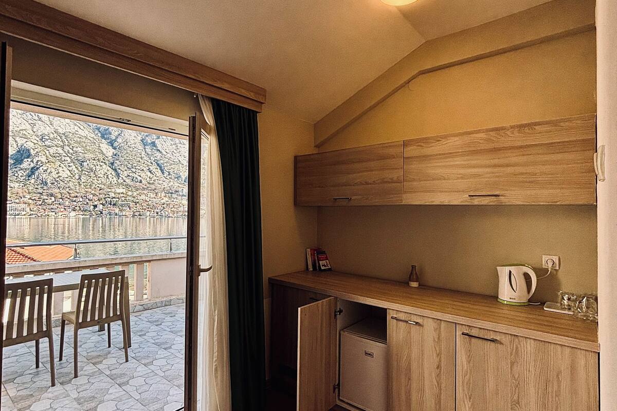 junior suite, sea view | private kitchen