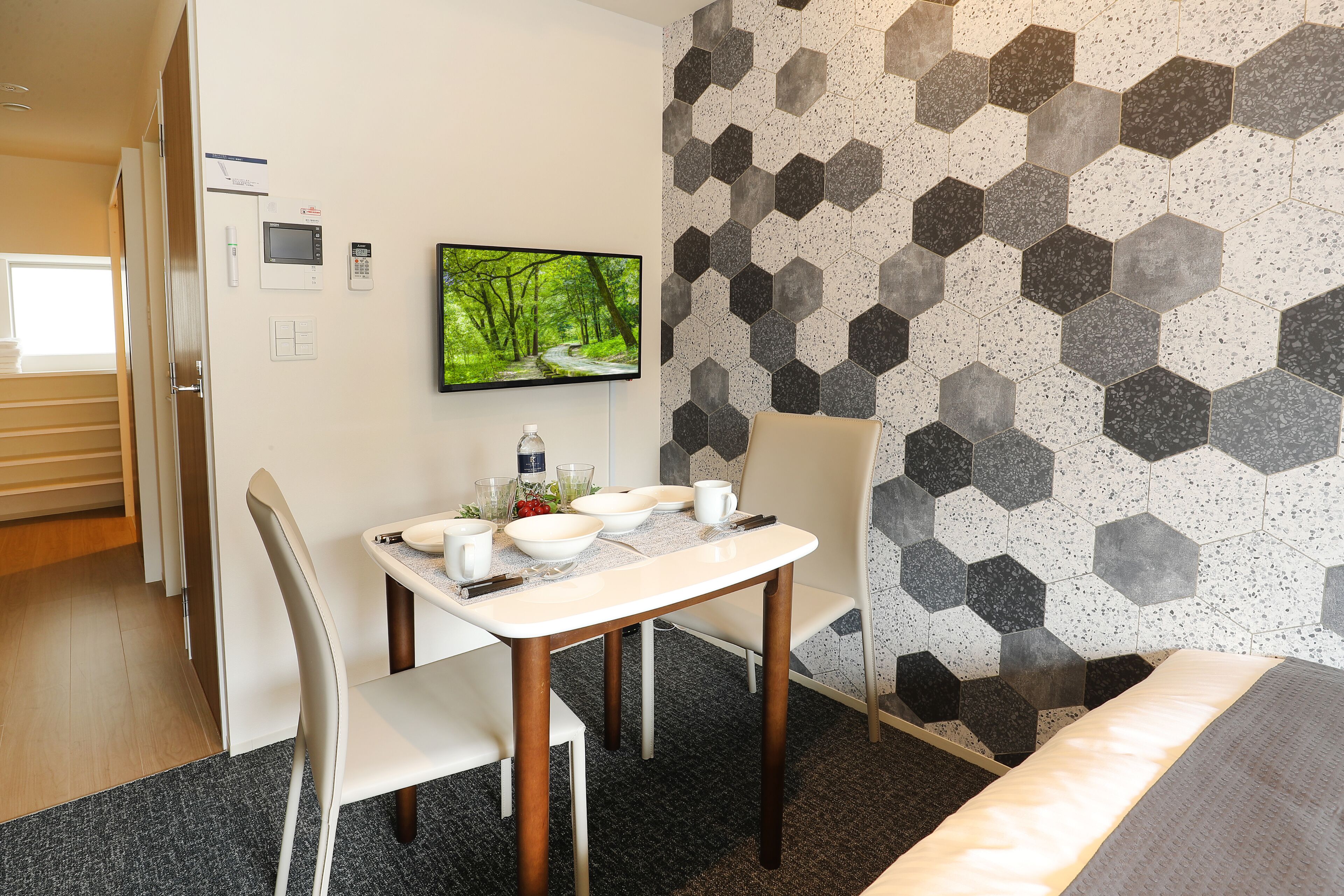 iron/ironing board, free wifi, bed sheets