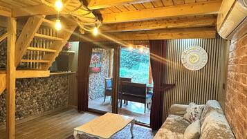 42-inch LCD TV with cable channels, TV