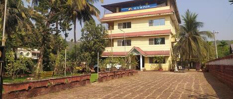 Majoituspaikan julkisivu