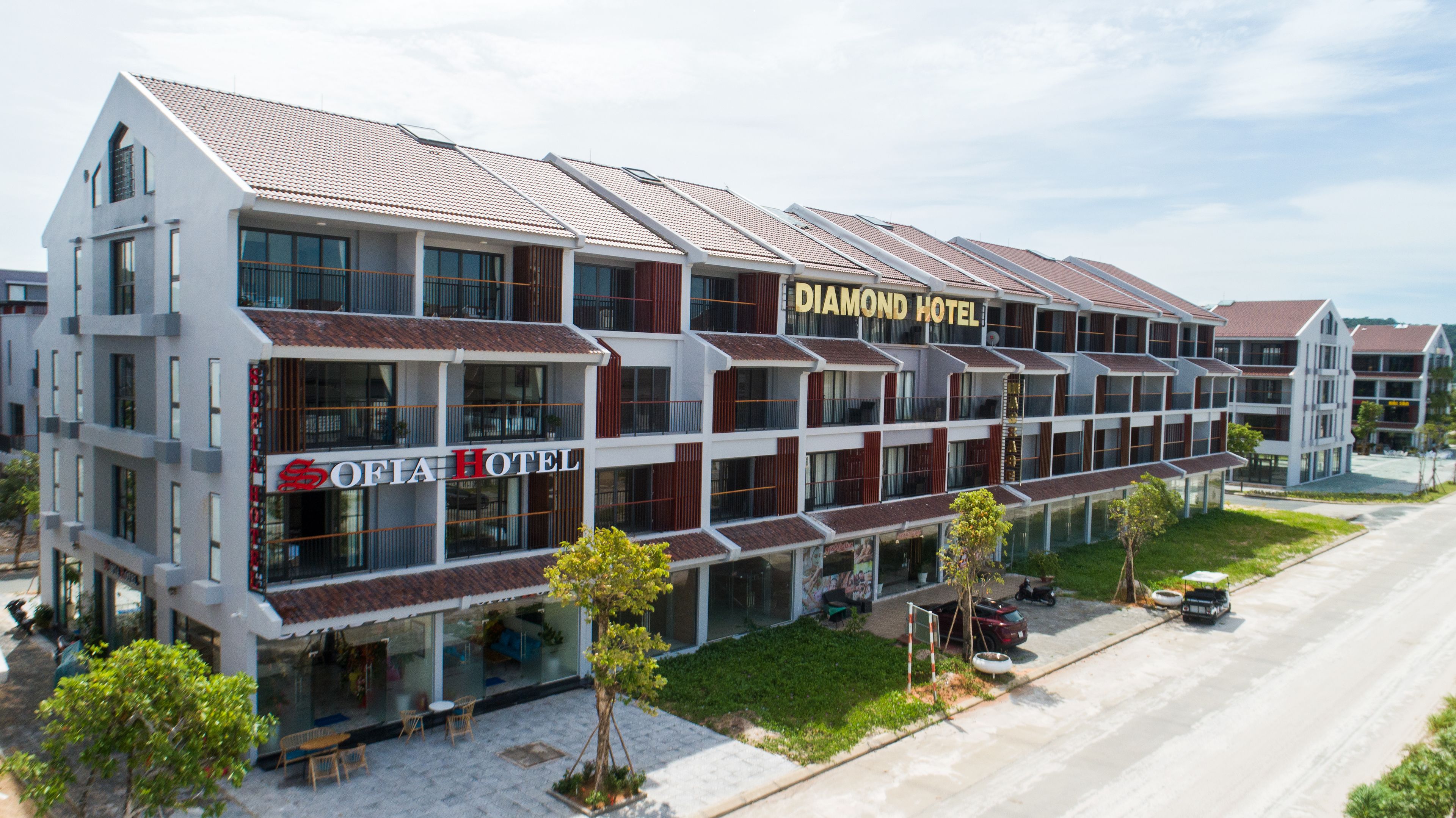 Façade de l’hébergement