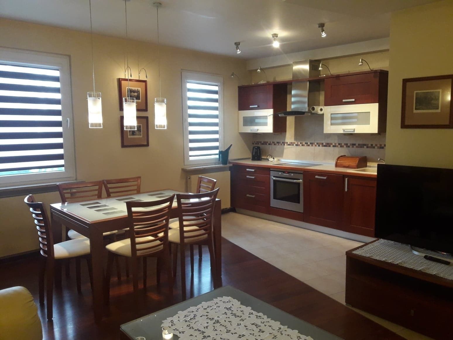 Luxury Apartment | Private kitchen | Fridge, microwave, stovetop, dishwasher