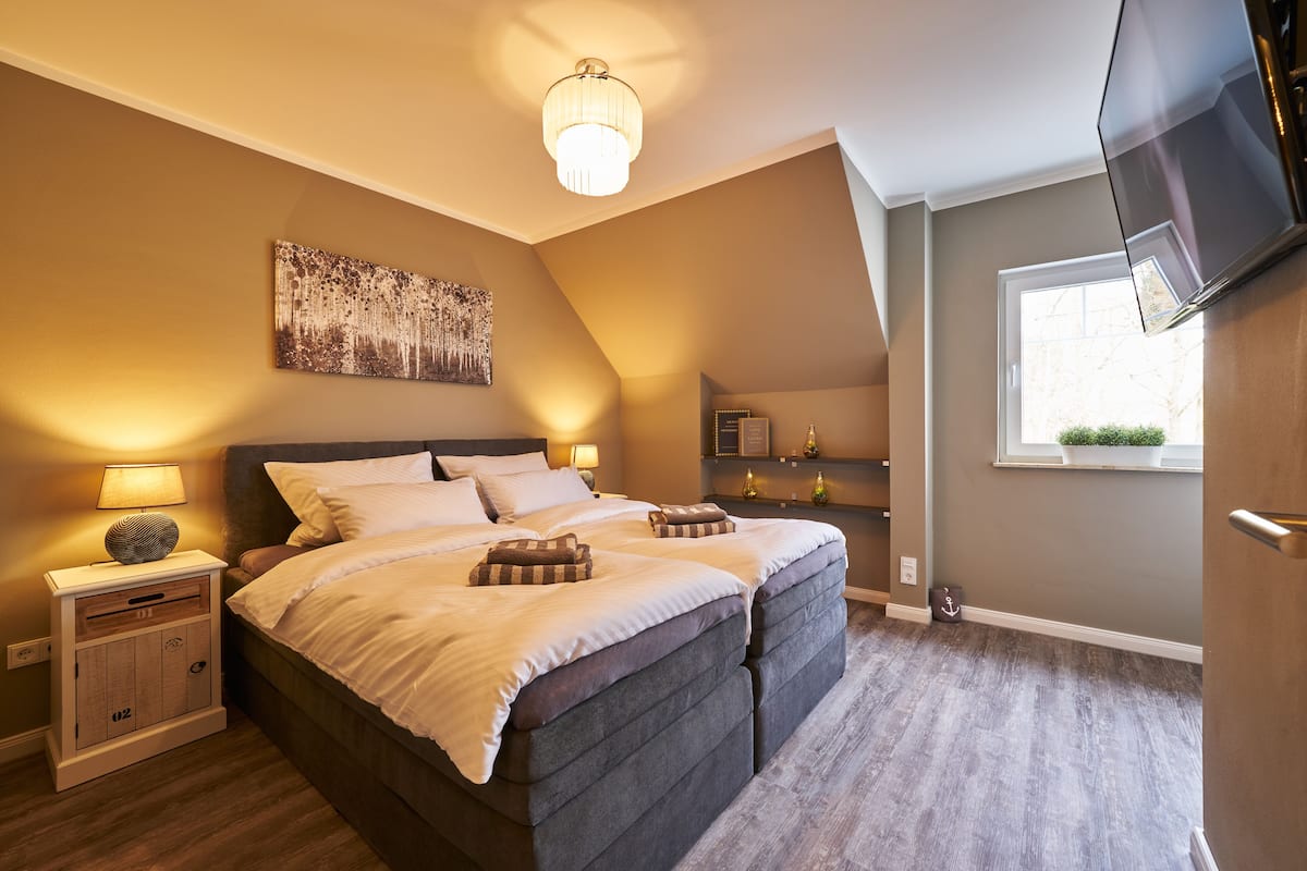 3 habitaciones, ropa de cama de alta calidad y decoración personalizada