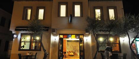 Front of property - evening/night