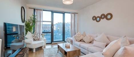 Leilighet – superior, privat bad (City Centre 2-Bed) | Lounge