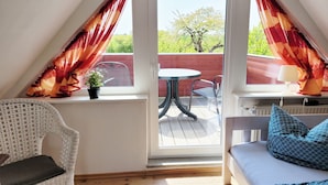 Habitación individual, balcón