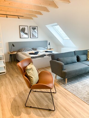 Suite Studio Deluxe, 1 chambre, non-fumeur | Coin séjour