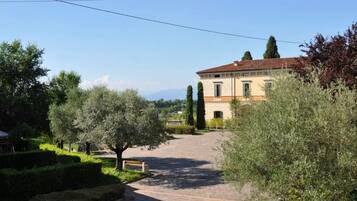 Blick von der Unterkunft