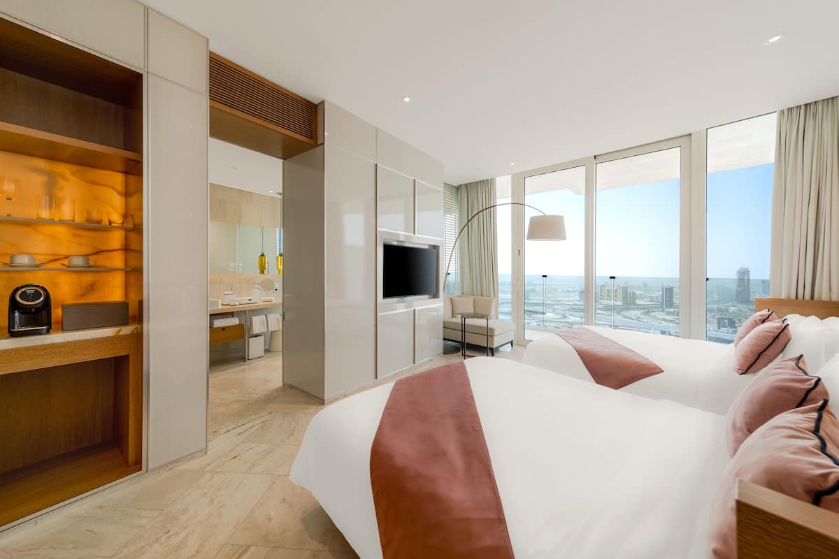 2 chambres, literie hypoallergénique, minibar