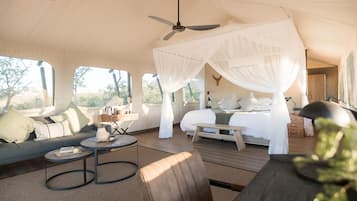 Luxury Tent | Minibar, in-room safe, desk, free WiFi