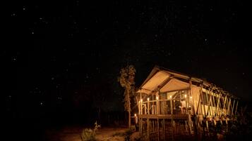 Front of property – evening/night