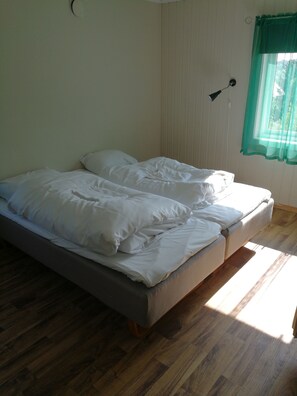 Individually decorated, individually furnished, desk, blackout drapes