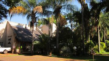 Façana frontal de l'allotjament