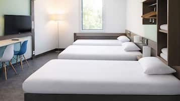 Sengetøy av topp kvalitet, skrivebord og lydisolert