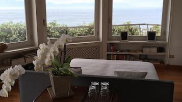 Blick von der Unterkunft