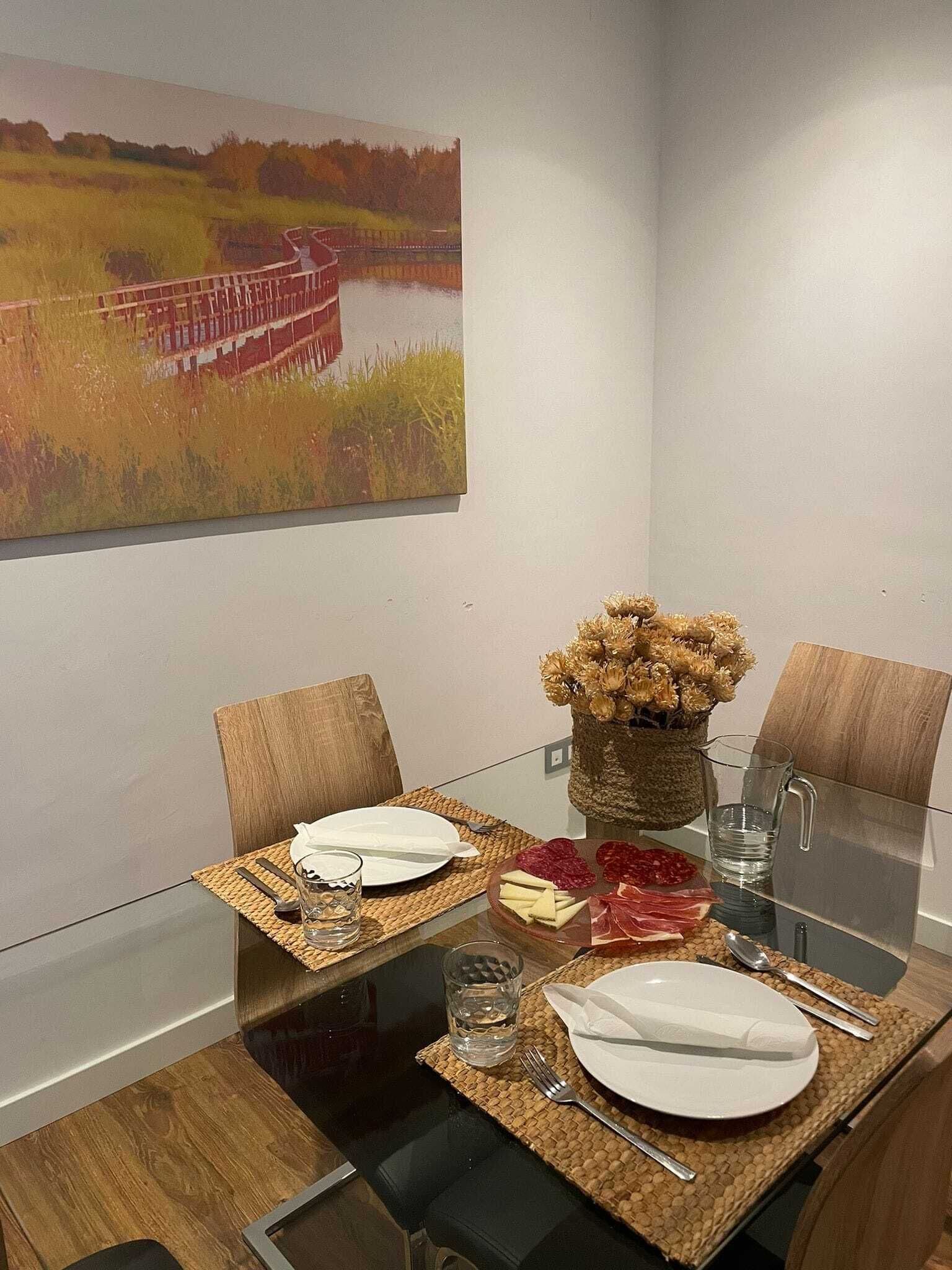 aparta-suite la esquina | living area | smart tv