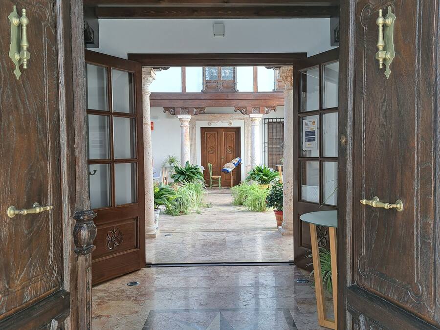 Interior entrance