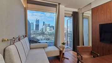 Huone, 1 suuri parisänky, parveke (Rooftop, View) | Näkymä huoneesta