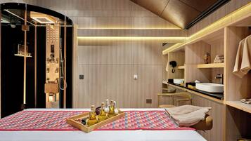 Phòng trị liệu đôi, trị liệu toàn thân, massage đá nóng, massage mô sâu