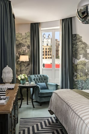 Cobertura, terraço (Spagna Suite) | Wi-Fi de cortesia, roupa de cama