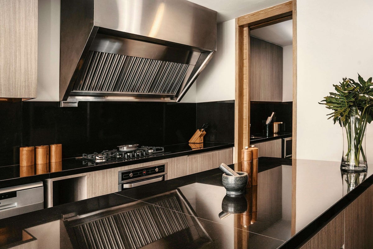 villa (one) | private kitchen | espresso maker, coffee/tea maker, electric kettle, dining tables