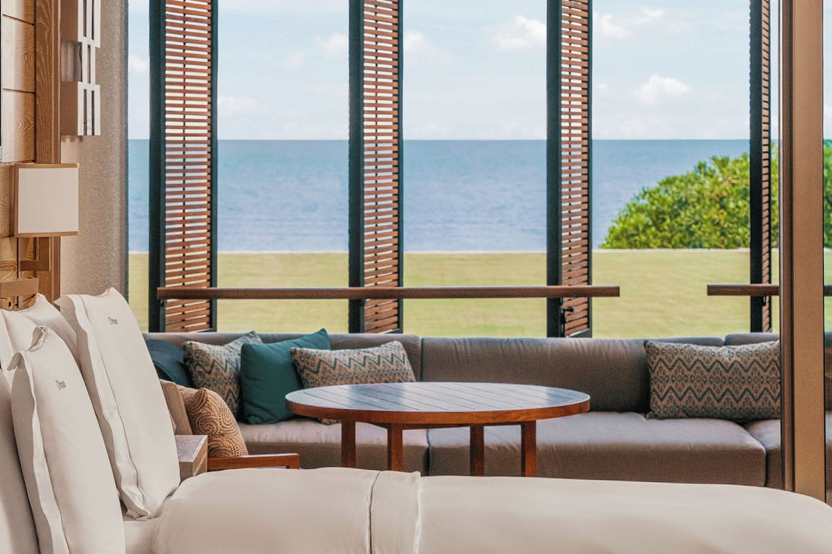 Draps italiens Frette, literie de qualité supérieure, minibar