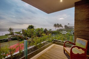 Blick vom Balkon