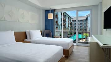 客房, 2 張單人床, 非吸煙房 (Pool View) | 泳池 | 室外泳池;泳池傘、躺椅