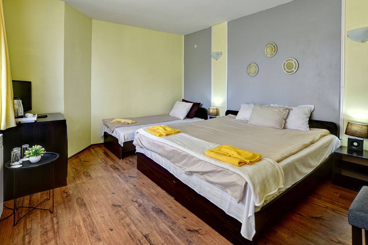 Sistema de insonorización, wifi gratis y ropa de cama 