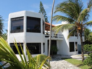 Majoituspaikan julkisivu