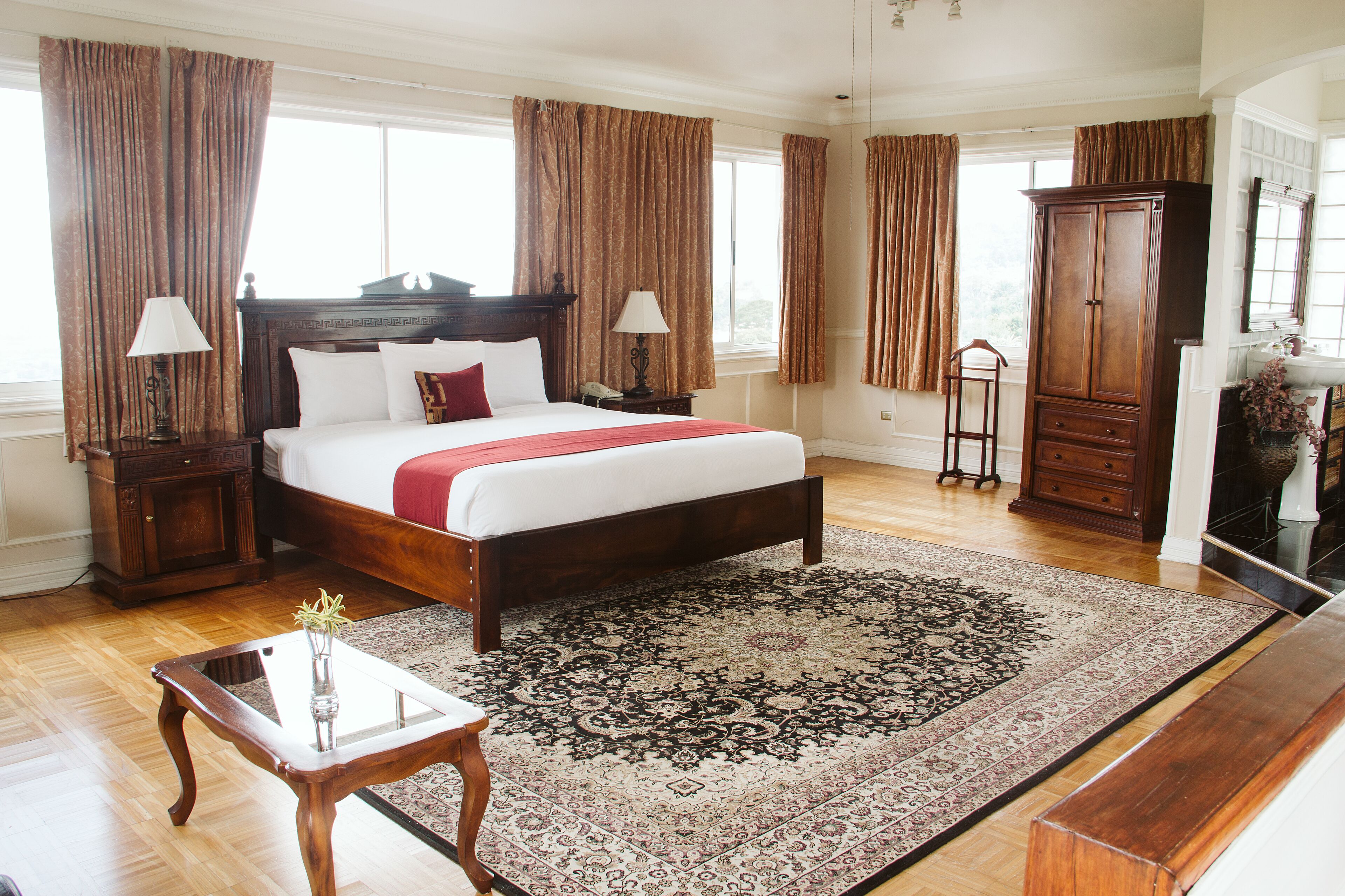 blackout curtains, soundproofing, iron/ironing board, free wifi