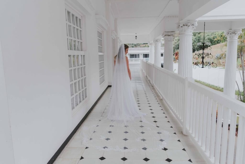 outdoor wedding area