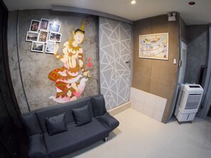 Sala de estar en el lobby