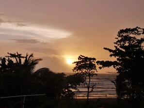 Vista a la playa o el mar