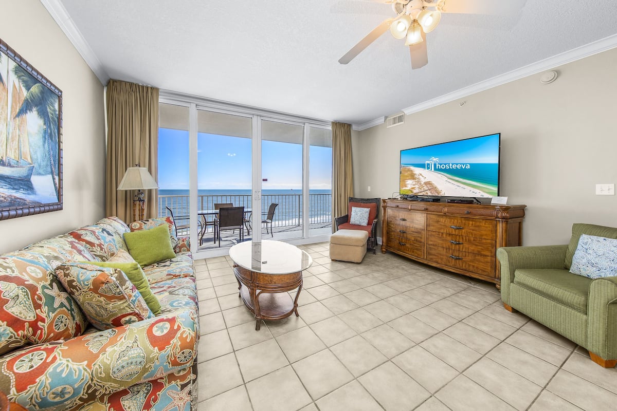Exclusief appartement, 3 slaapkamers, uitzicht op strand | Woonruimte