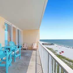 Signature Condo, Kitchen, Beach View | Balcony